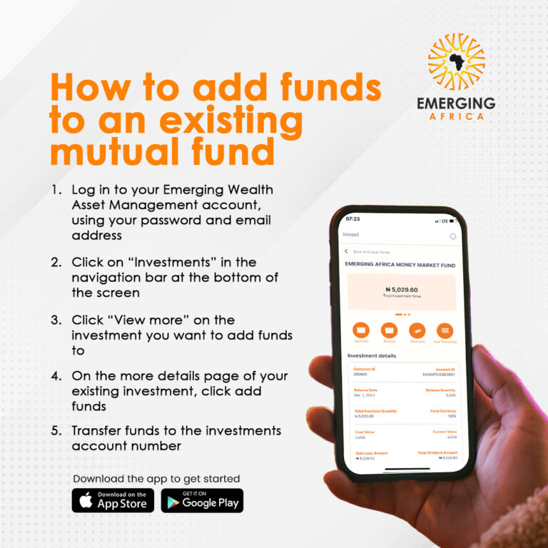 How to add funds to an existing mutual fund (1)